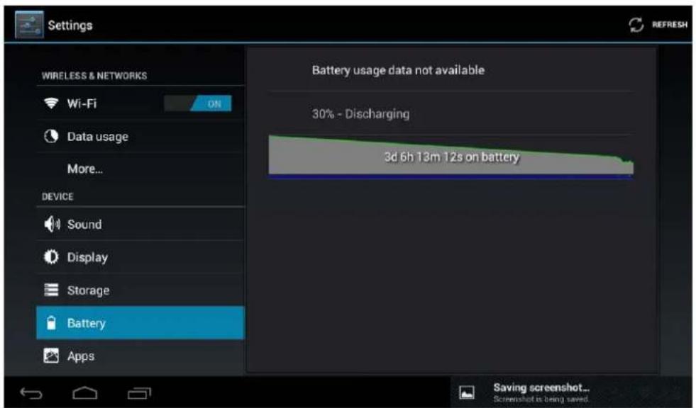 Leotec LPad Universe LETAB1005 - Battery: Displays current use of the battery - 1