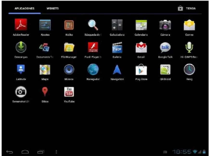 Leotec LPad Universe LETAB1005 - Interfaz principal - 9