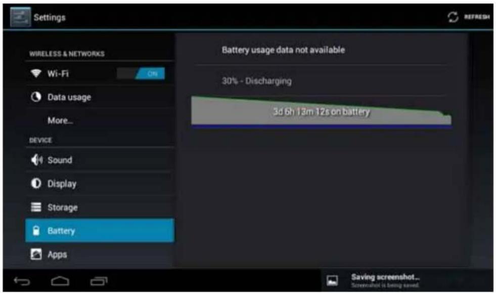 Leotec LPad Universe LETAB1003 - Battery: Displays current use of the battery - 1