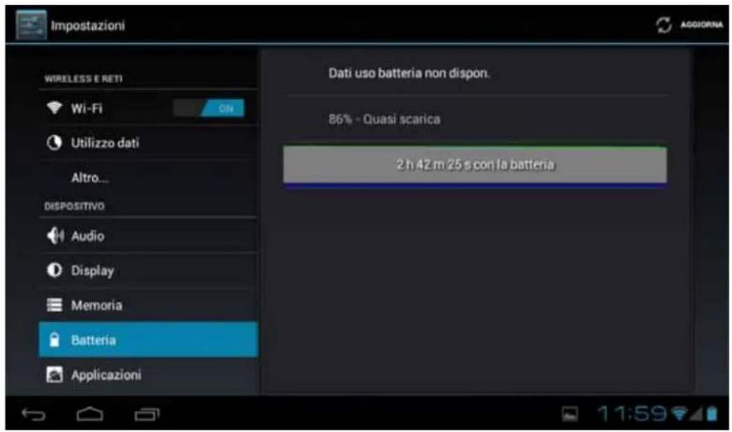 Leotec LPad Universe LETAB1003 - Batteria: Consente di visualizzare l'utilizzo corrente della batteria. - 1