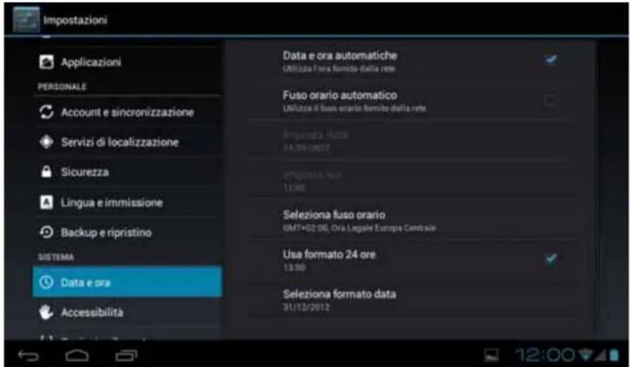 Leotec LPad Universe LETAB1003 - Impostare data e ora - 1
