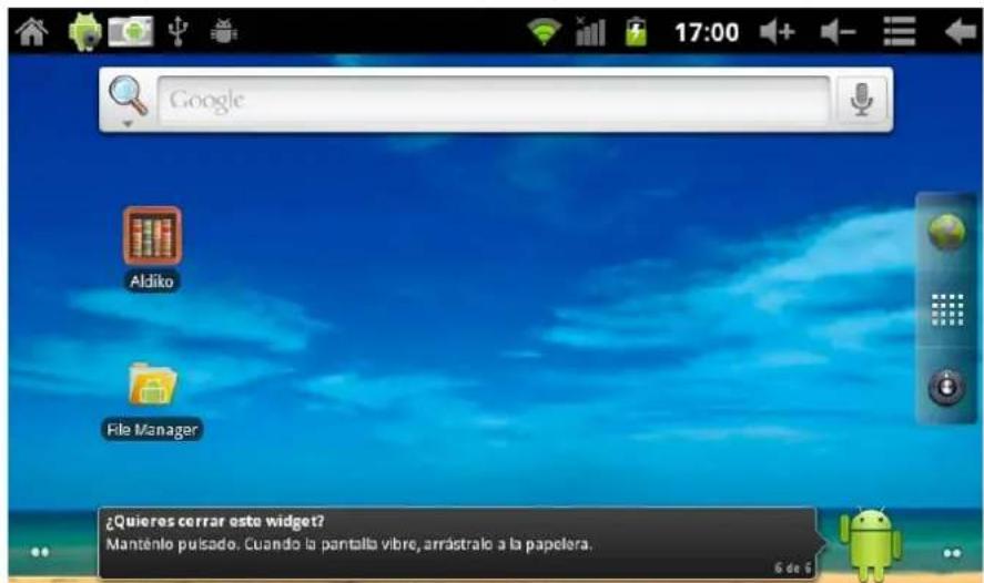 Leotec LPad Univere LETAB1001 - Interfaz principal - 1