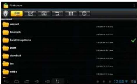 AudioSonic TL3470 - FILE BROWSER - 1
