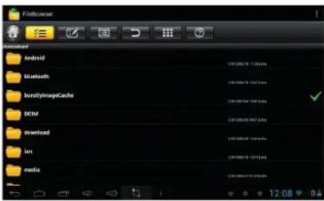 AudioSonic TL3470 - DATEI-BROWSER - 1