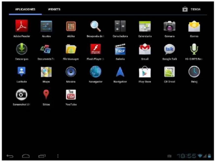 Leotec LPad Polar LETAB907 - Interfaz principal - 11