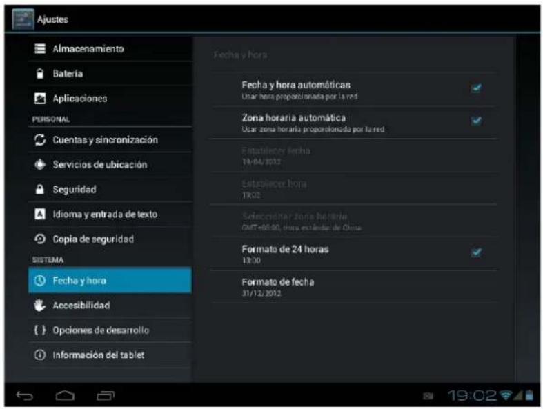 Leotec LPad Polar LETAB907 - Ajustar Fecha y hora - 1