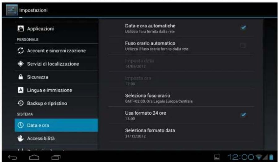 Leotec LPad Polar LETAB907 - Impostare data e ora - 1