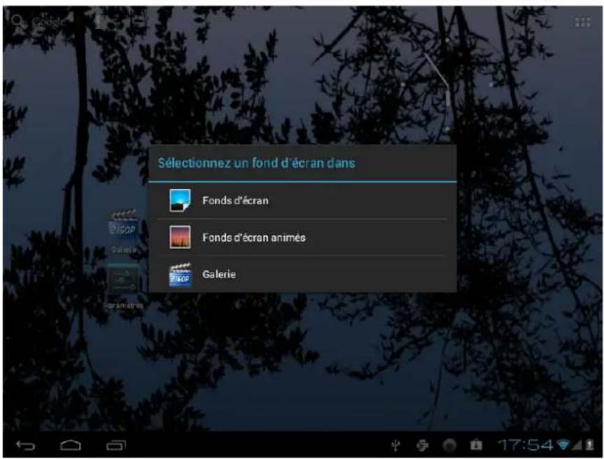 Leotec LPad Nebula LETAB905 - Depuis la zone d'applications et de widgets on peut gérer les principales icones de - 2