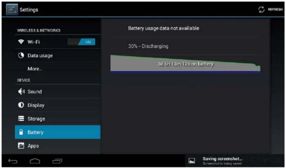 Leotec LPad Nebula LETAB905 - Battery: Displays current use of the battery - 1