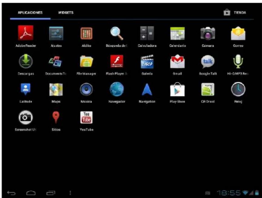Leotec LPad Quantum S LETAB906 - Interfaz principal - 9