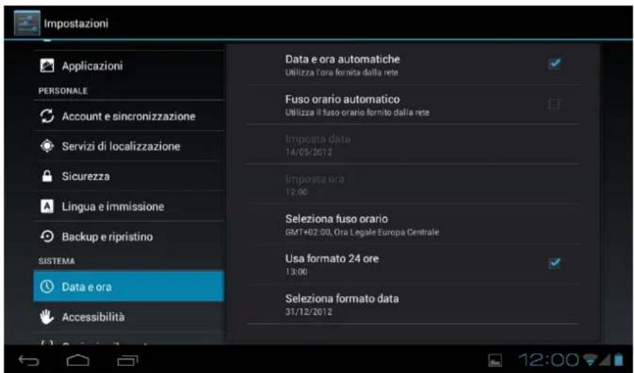 Leotec LPad Quantum S LETAB906 - Impostare data e ora - 1