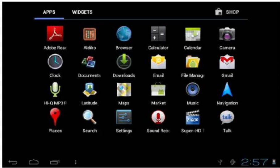 Leotec LPad Quantum S LETAB906 - Main interface describe - 11