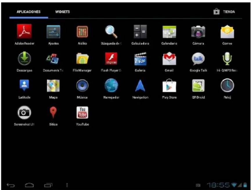 Leotec LPad Quantum LETAB904 - Interfaz principal - 8