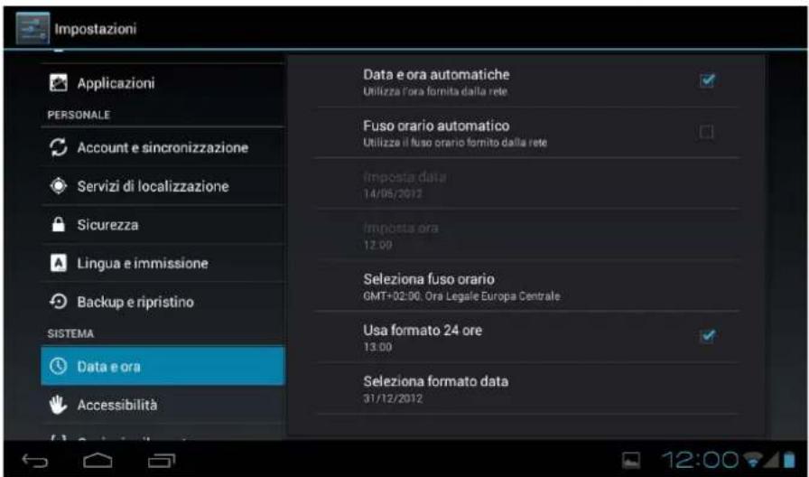 Leotec LPad Quantum LETAB904 - Impostare data e ora - 1