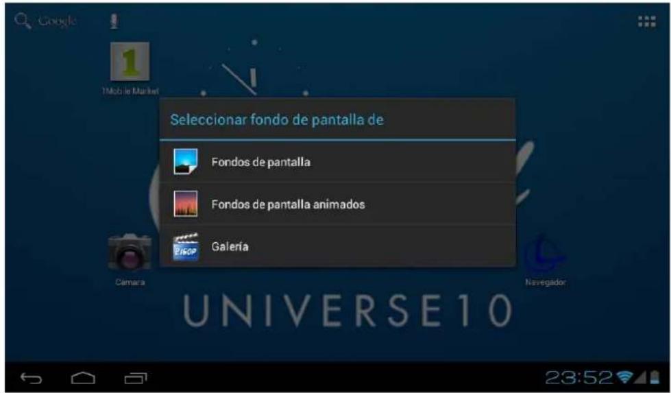 Leotec LPad Quantum LETAB904 - Interfaz principal - 9