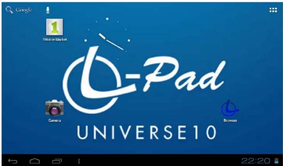 Leotec LPad Quantum LETAB904 - Interfaz principal - 1