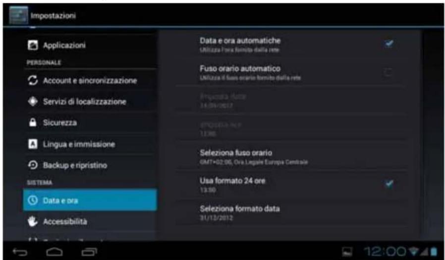Leotec LPad Comet LETAB901 - Impostare data e ora - 1
