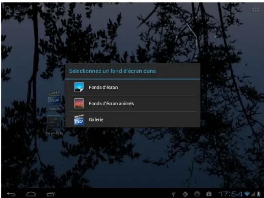 Leotec LPad Aurora LETAB903 - Depuis la zone d'applications et de widgets on peut gérer les principales icônes de - 2