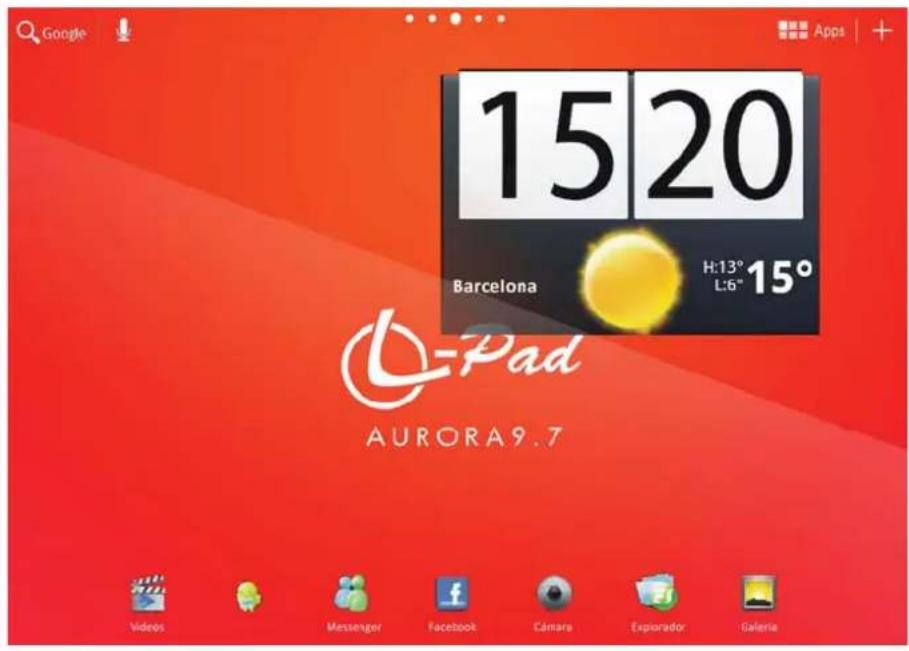 Leotec LPad Aurora LETAB903 - Interfaz principal - 1