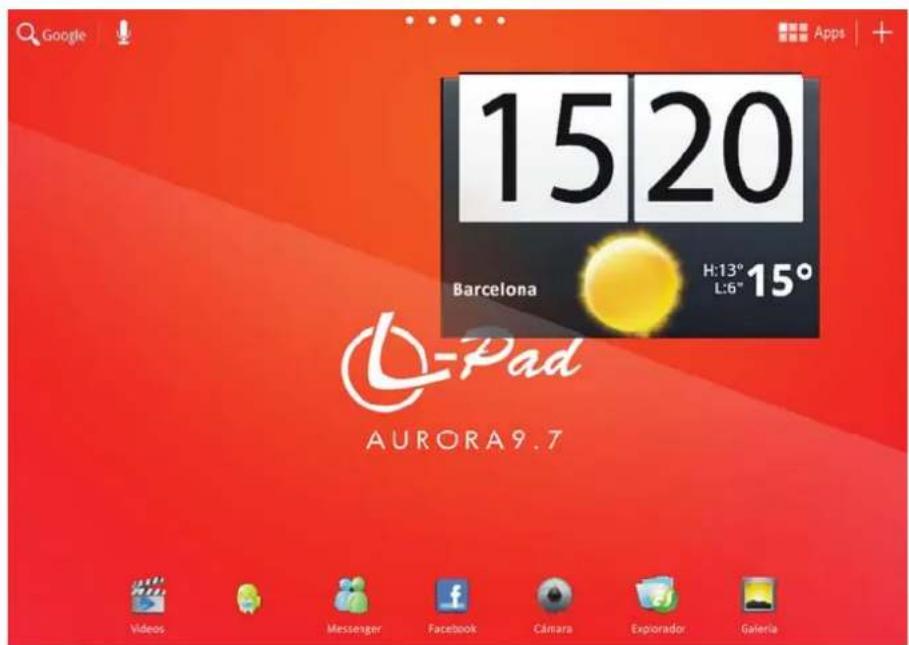 Leotec LPad Aurora LETAB903 - Interfaccia principale - 1