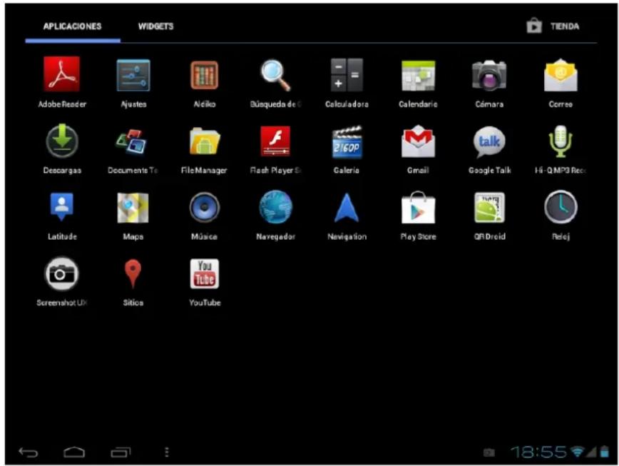 Leotec LPad Aurora LETAB903 - Interfaz principal - 10