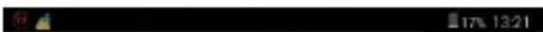 Manta Duo Power MID721QC - Descrizione della barra di stato - 2