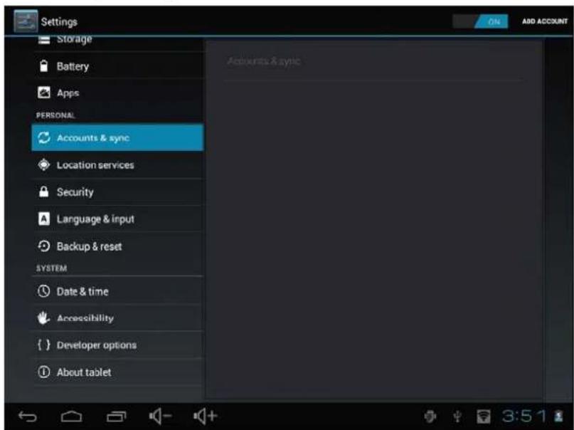 i-Joy Rebel - Comptes et synchronisation - 1