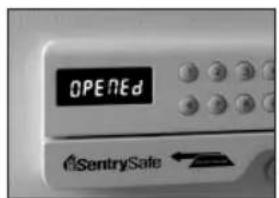 Sentry HL100ES - To unlock the door - 7