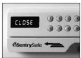 Sentry HL100ES - To lock the door - 6