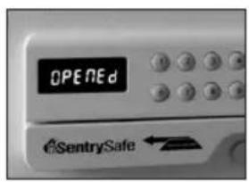 Sentry HL100ES - Desbloqueo de la puerta - 4