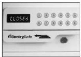 Sentry HL100ES - To lock the door - 7