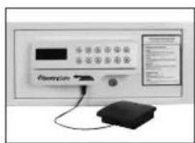 Sentry HL100ES - Utilisation du bloc-piles externe auxiliaire - 4