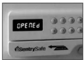 Sentry HL100ES - To unlock the door - 4