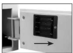 Sentry HL100ES - Installation des piles - 2