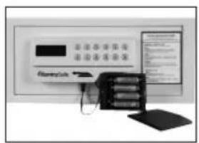 Sentry HL100ES - Utilisation du bloc-piles externe auxiliaire - 2