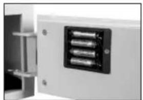 Sentry HL100ES - Installing the batteries - 4