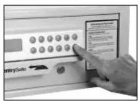 Sentry HL100ES - Reprogrammation du coffre-fort après l'utilisation de la clé d'ouverture d'urgence - 2