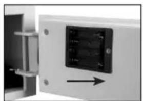 Sentry HL100ES - Instalacion de las baterias - 2