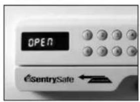 Sentry H060ES - To unlock the door - 1