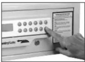 Sentry H060ES - Programmation initiale du coffre-fort - 1