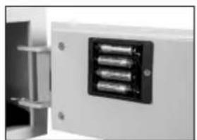 Sentry H060ES - Installing the batteries - 2