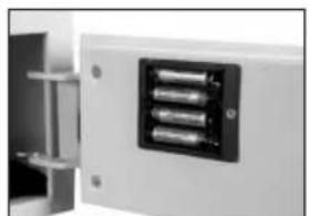 Sentry H060ES - Installation des piles - 2