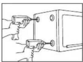 Sentry Electronic FireSafe SFW123GDF - Herramientas necesarias para apernar la caja fuerte al piso - 3