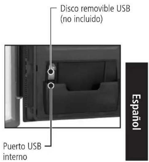 Sentry Electronic FireSafe SFW123GDF - Conexión de un dispositivo de almacenamiento activado por USB - 2