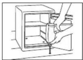 Sentry Electronic FireSafe SFW123GDF - Instrucciones de apernado – continuación - 1