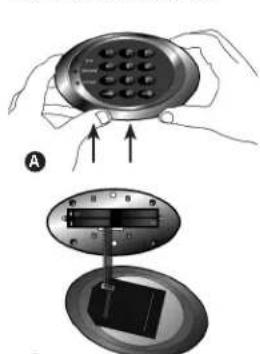Sentry Executive FireSafe EF3428E - Pour installer les piles : - 1