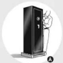 Sentry Executive FireSafe EF3428E - WARNING! UNBOLTING YOUR GUN SAFE FROM THE SHIPPING PALLE! - 1