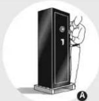 Sentry Executive FireSafe EF3428E - iADVERTENCIA! iDESEMPERNADO DE SU CAJA FUERTE DE LA BANDEJA DE EMBARQUE! - 1