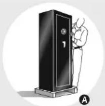 Sentry Executive FireSafe EF3428E - AVERTISSEMENT! DEBOULONNAGE DU COFFRE-FORT POUR ARMES À FEU DE SA PALETTE D'EXPÉDITION! - 1