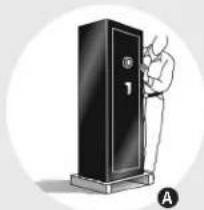 Sentry Executive FireSafe EF4738E - WARNING! UNBOLTING YOUR GUN SAFE FROM THE SHIPPING PALLE! - 1